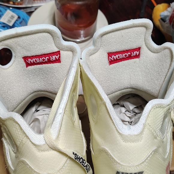 Jordan 5 off white size 12 men